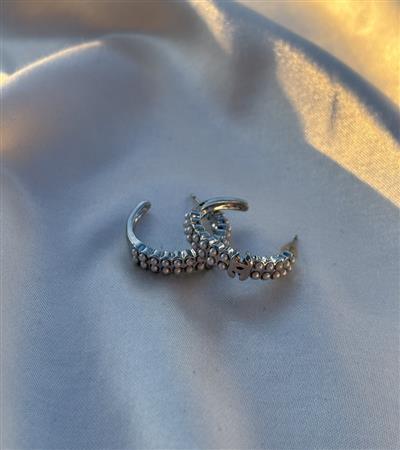 CHANEL İNCİ SILVER KÜPE